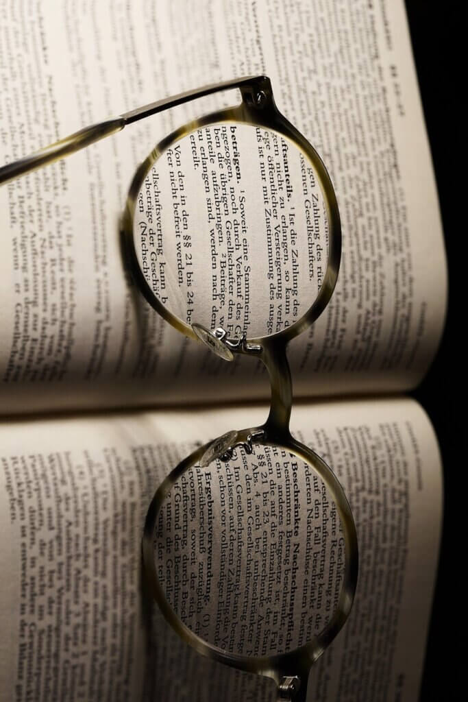 Examen de vue, prescription de lunettes